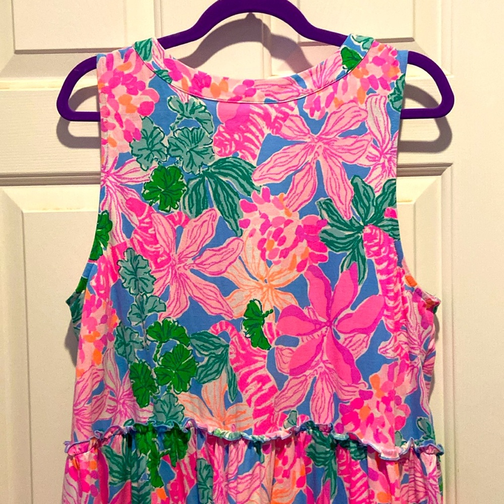 Lilly Pulitzer Lorina Dress XLarge EUC/ Like New in “Multi Tiger’s Lair” - Picture 4 of 10